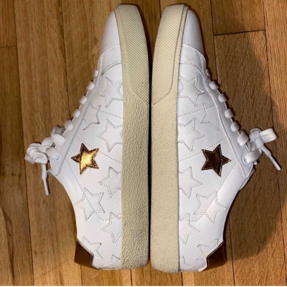 Yves Saint Laurent Court Classic SL/06 White Leather Sneakers
